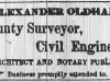 Alexander Oldham Advertisement