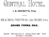 Central Hotel Advertisement