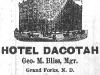 Dacotah Hotel 1 Advertisement