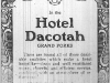 Dacotah Hotel 2 Advertisement
