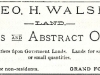 George H. Walsh Advertisement