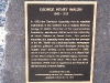 George H Walsh Plaque