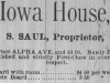 Iowa House Advertisement