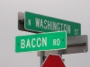 Jeremiah D. Bacon Road Sign