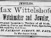 Max Wittelshofer Advertisement