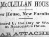 McClellan House Advertisement