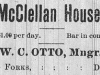 McClellan House Advertisement