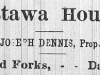 Ottawa House Advertisement