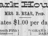 Park House Advertisement