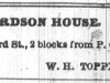 Richardson House Advertisement