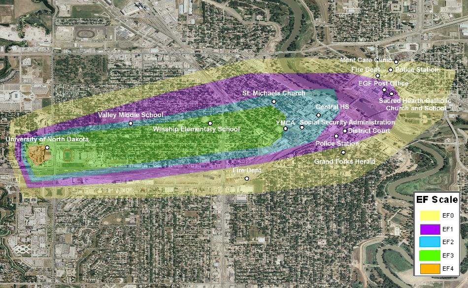 Grand Forks Tornado Track Today